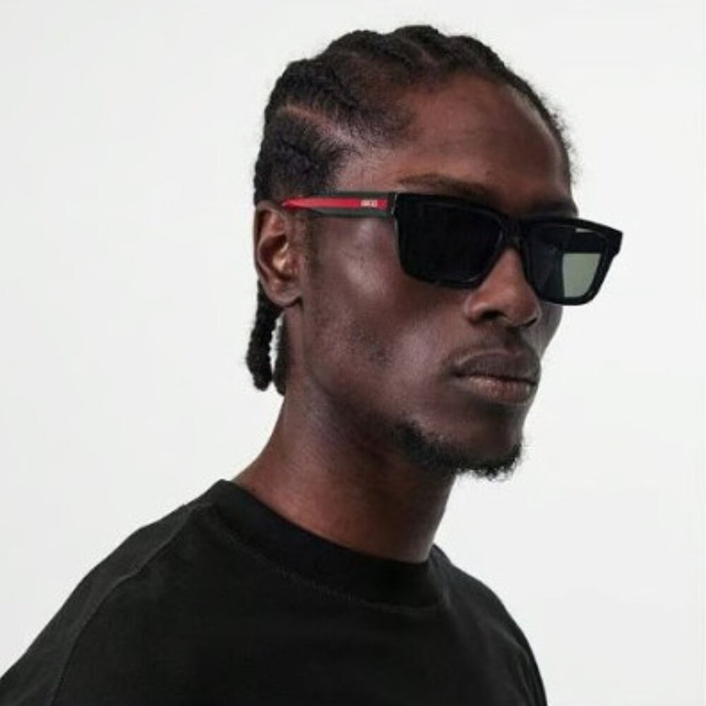 Final Price! Gucci GG1869S 001 Black/Green/Red Sunglasses - Picture 3 of 11